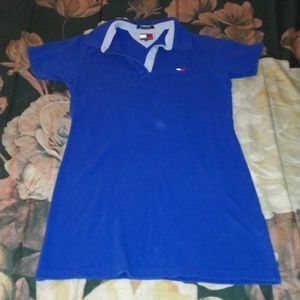 Medium blue mini Hilfiger dress